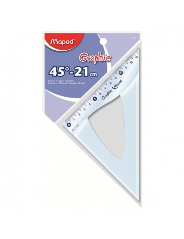 ESCUADRA MAPED GRAPHIC 21CM 45º